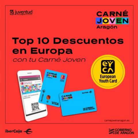 top 10 descuentos carné joven